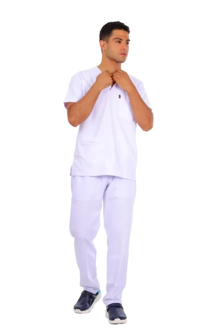 White Classic Scrub