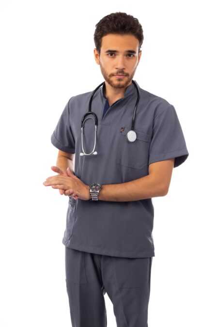 Dark Grey Royal Scrub