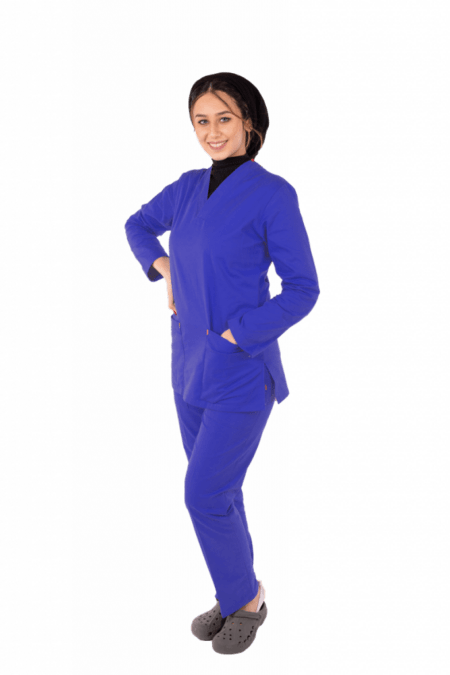 Blue Classic Scrub L S