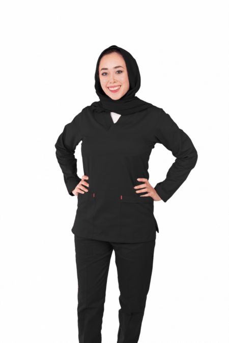 سكراب كلاسيك اسود كم طويل