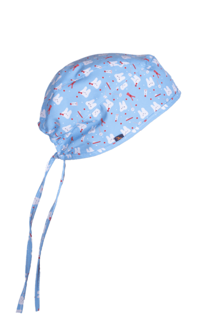 Printed Head Cap - Blue Dental