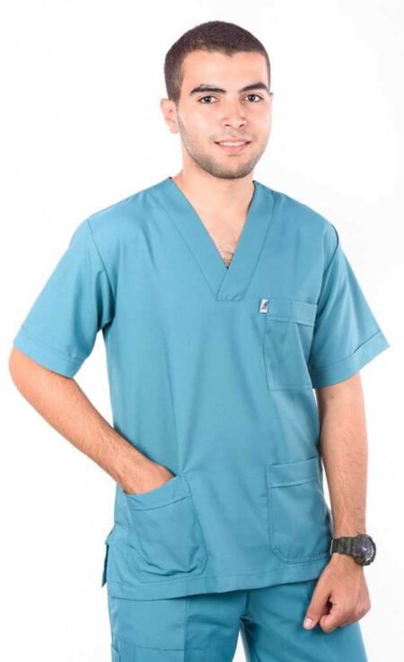 Light Teal Classic Scrub