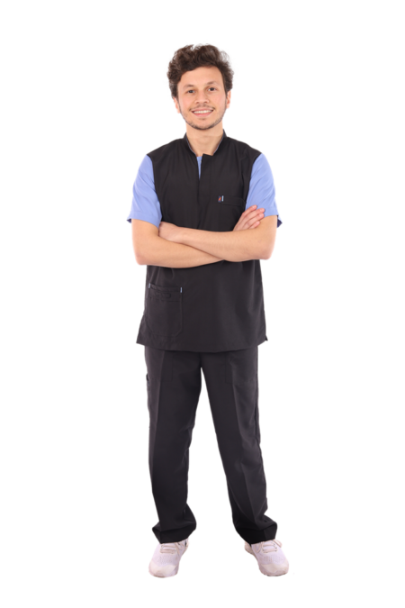 Black Mix & Match Royal Scrub