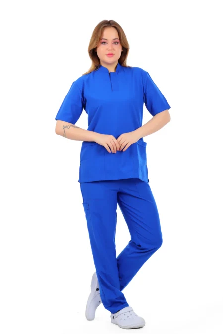 Blue Royal Short Sleeve Scrub