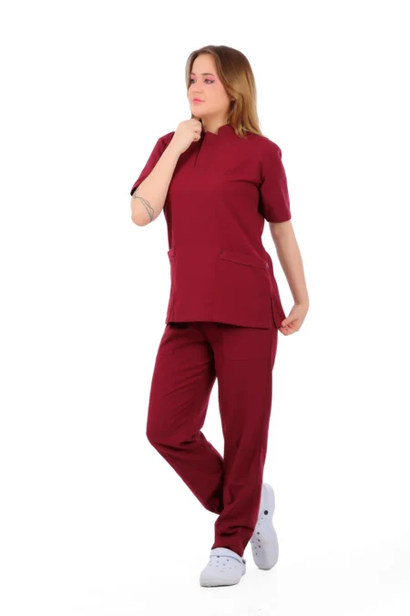 Crimson Royal Short Sleeve Scrub