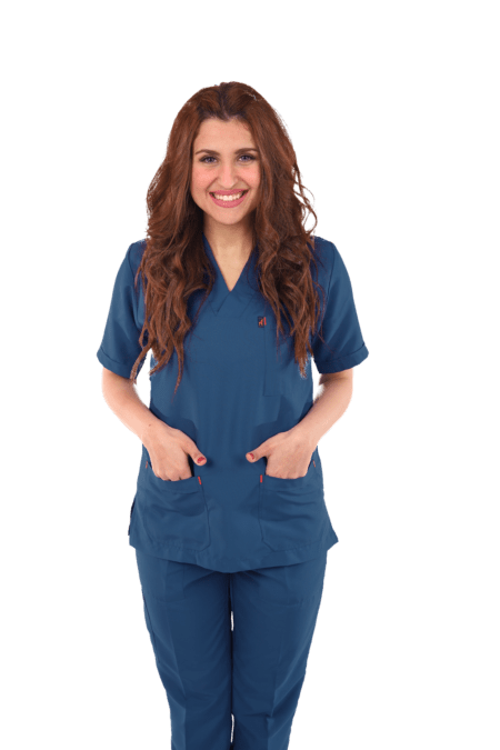 سكراب كلاسيك بترولي نسائي نص كم